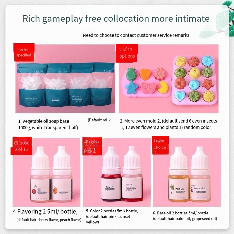 Soap Making Starter Kit - DIY Handmade Soap Material Pack Home