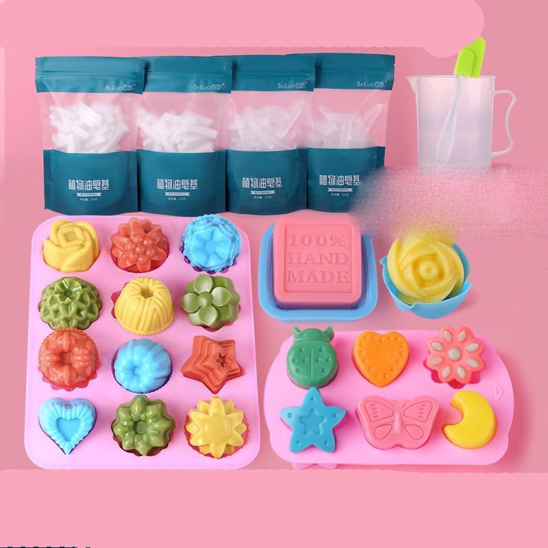 Soap Making Starter Kit - DIY Handmade Soap Material Pack Home