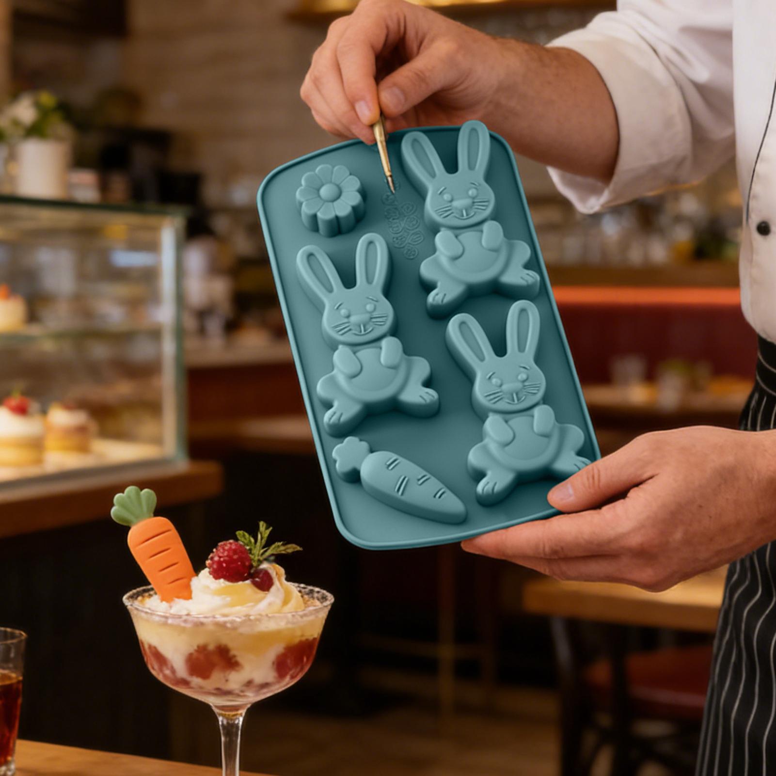 Soap Making Gloves - Easter Bunny Baking Mold Non Stick