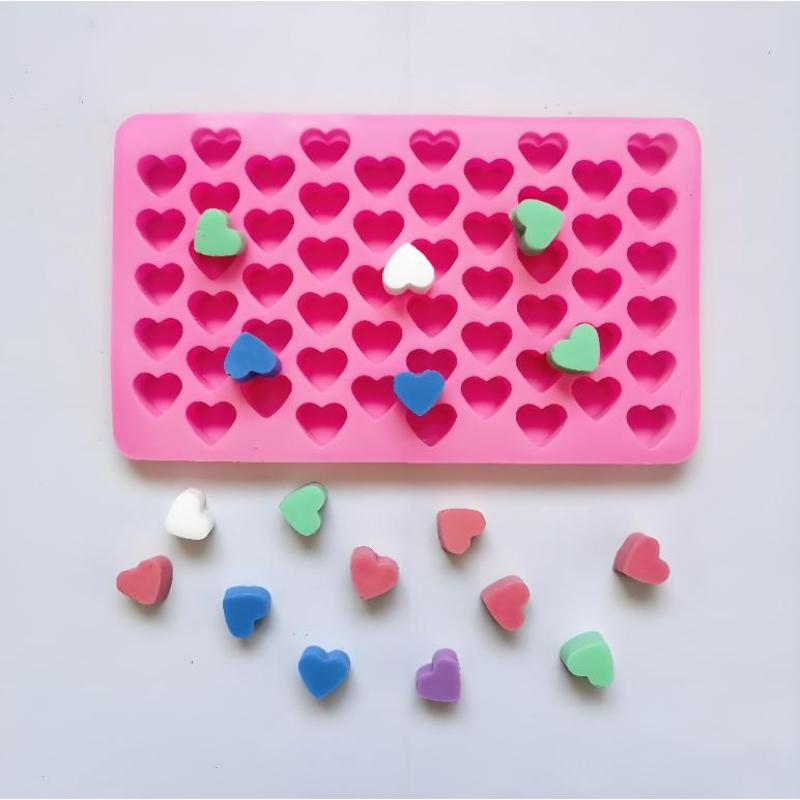 55 Grids Heart Silicone Cake M - огляд і ціна Soap Making Gloves