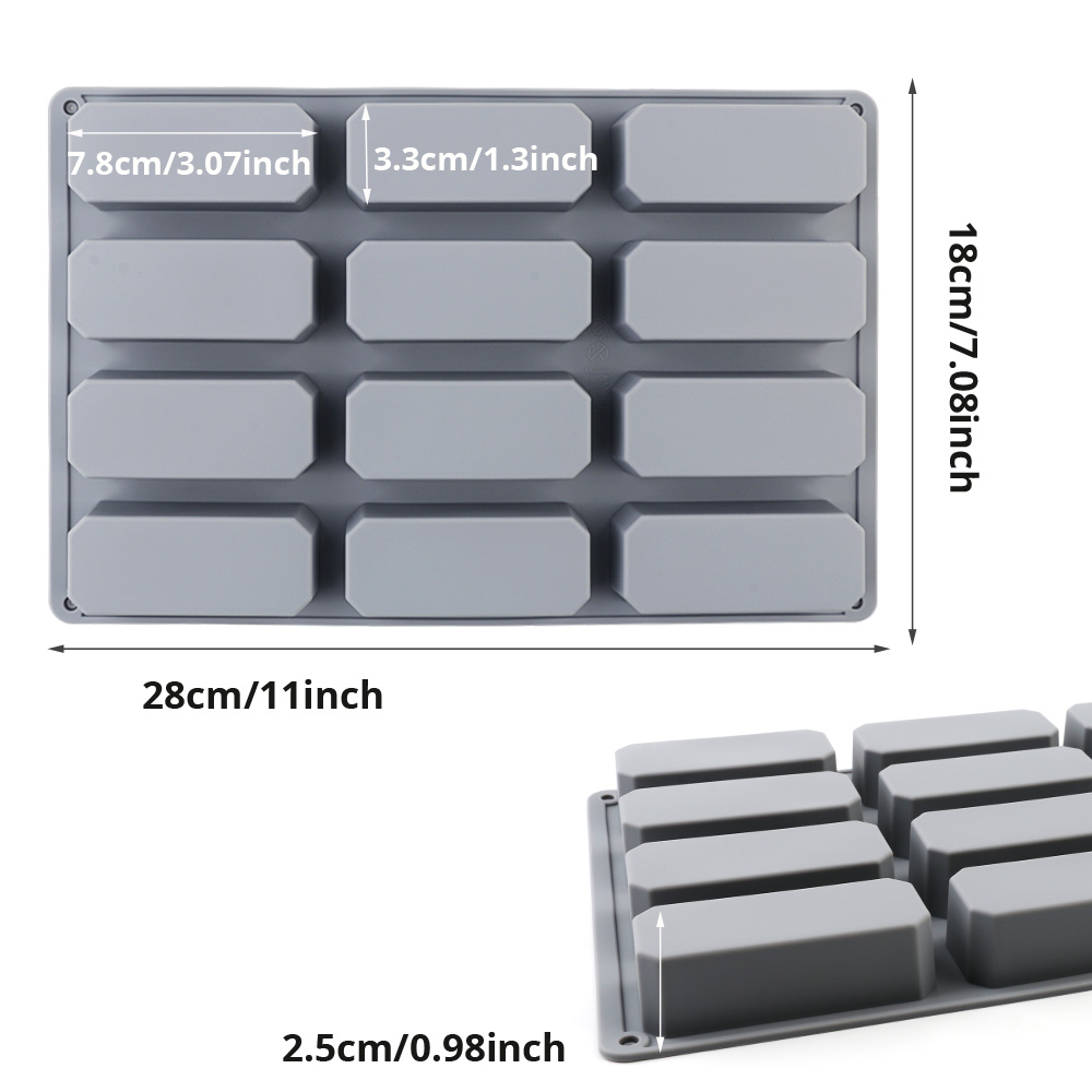 Silicone Rectangular Cake Mold - огляд і ціна Soap Making Jelly