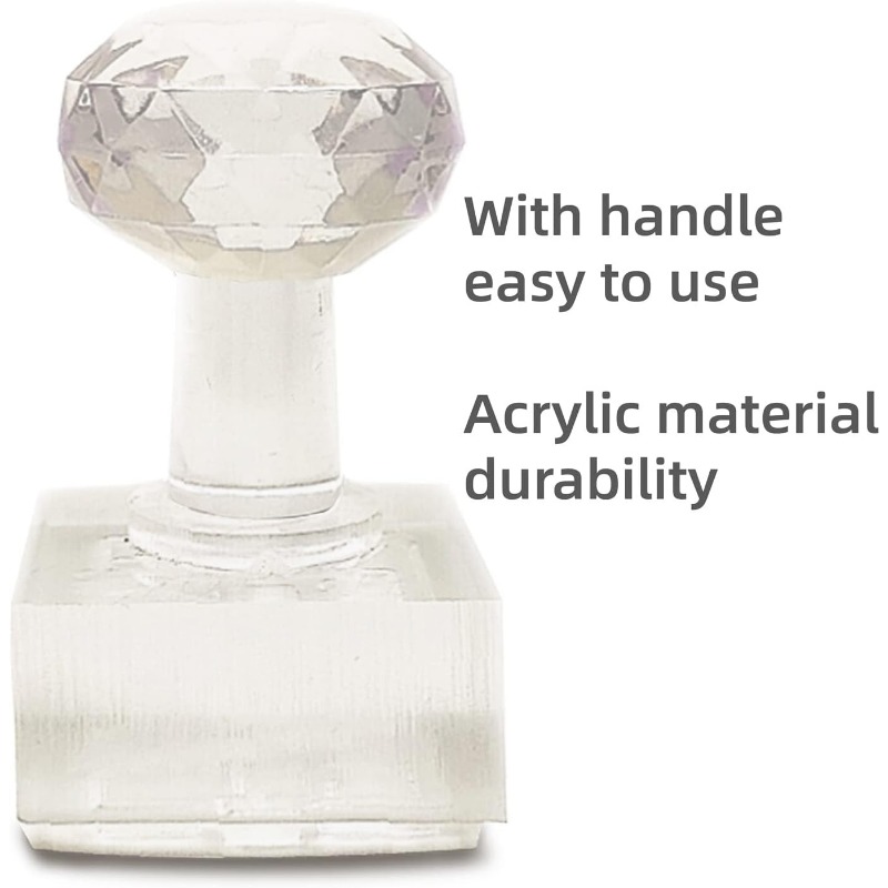 1pc Acrylic Soap Stamp 5.5