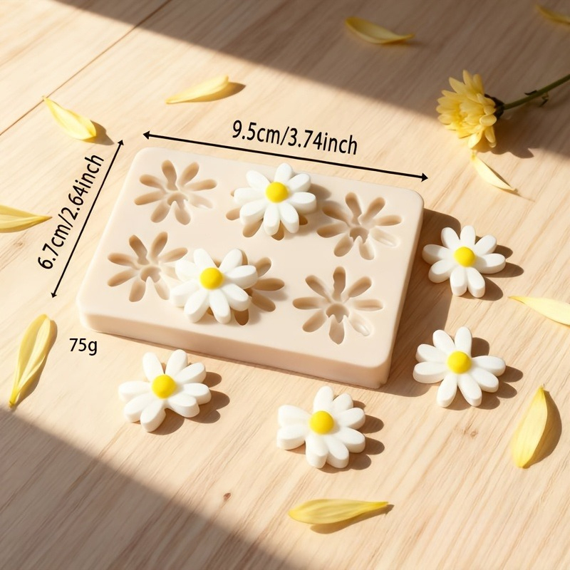 1pc 3D Daisy Sunflower Silicon - огляд і ціна Soap Making Oven