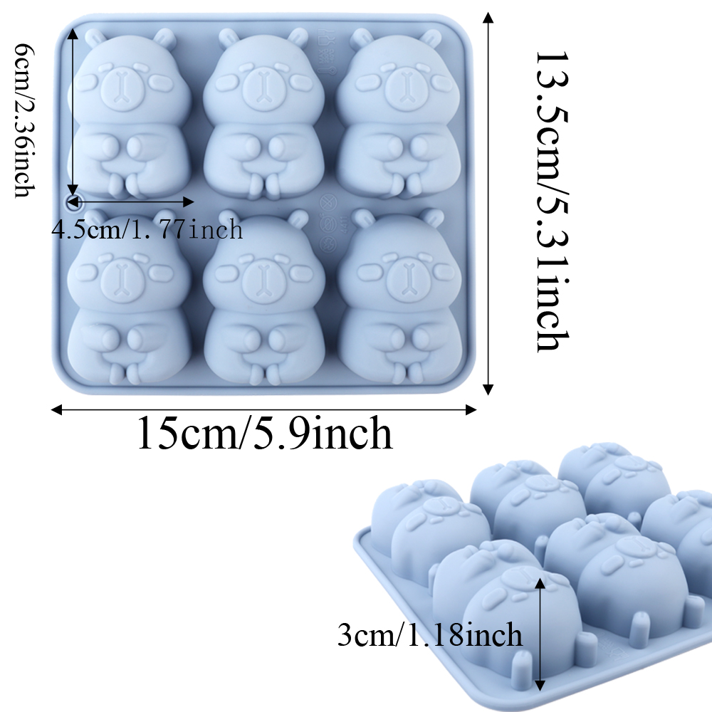 1 Silicone Cake Mold in the Sh - огляд і ціна Soap Making Jelly
