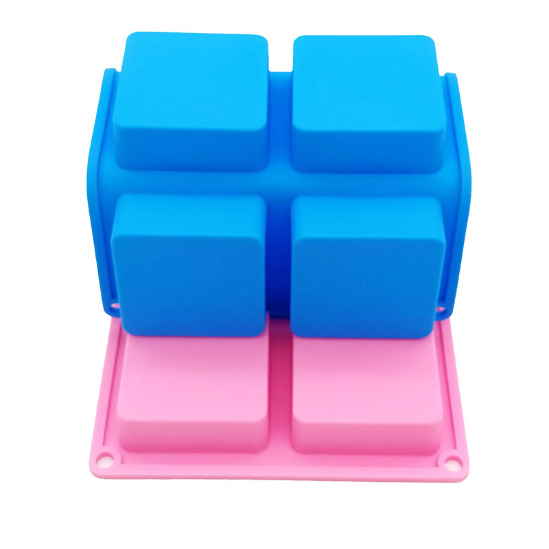 Square Soap Molds 6-Cavity Non - огляд і ціна Soap Making Gloves