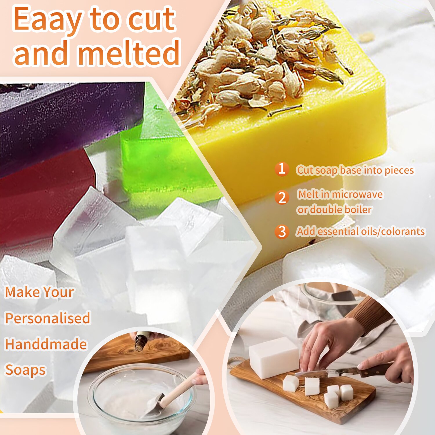Large 𝗣𝗥𝗘𝗠𝗜𝗨𝗠 Deluxe Soap Maki - огляд і ціна Soap Making Starter Kit