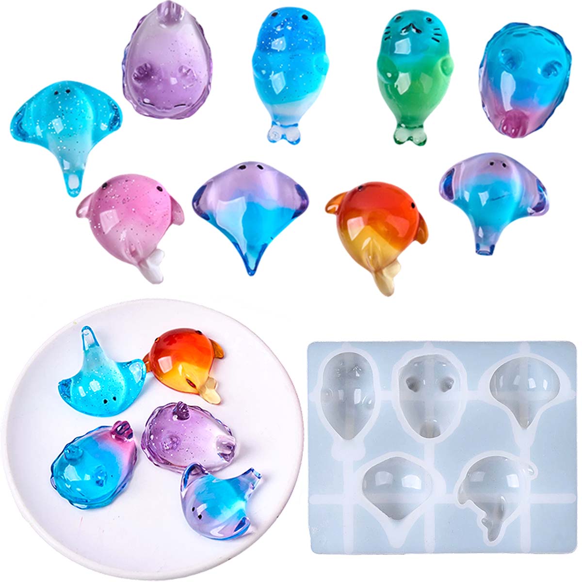 3D Healing Kawaii Manta Ray Wh - огляд і ціна Soap Making Gloves