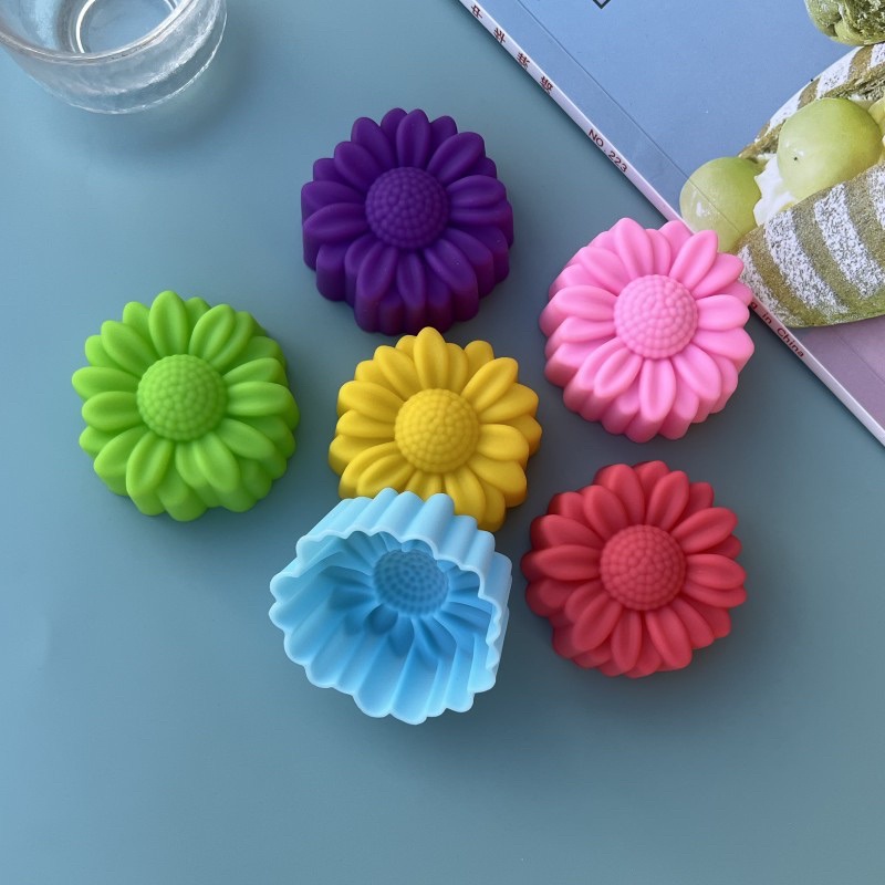 6 Pcs Set Non-Stick Flower Des - огляд і ціна Soap Making Gloves