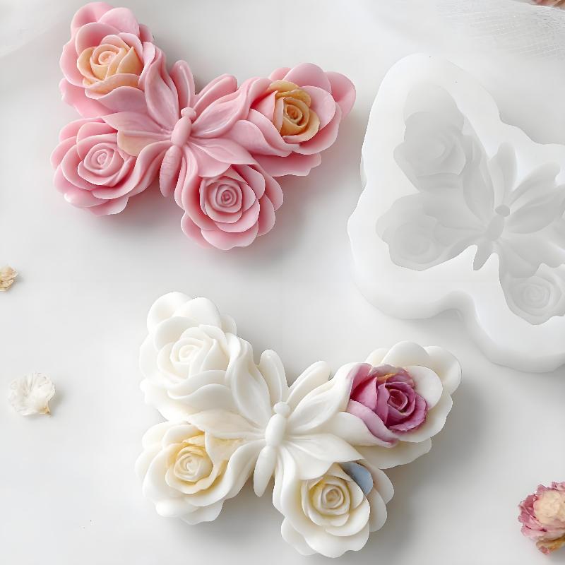 DIY Rose Butterfly Form Silico - огляд і ціна Soap Making Gloves