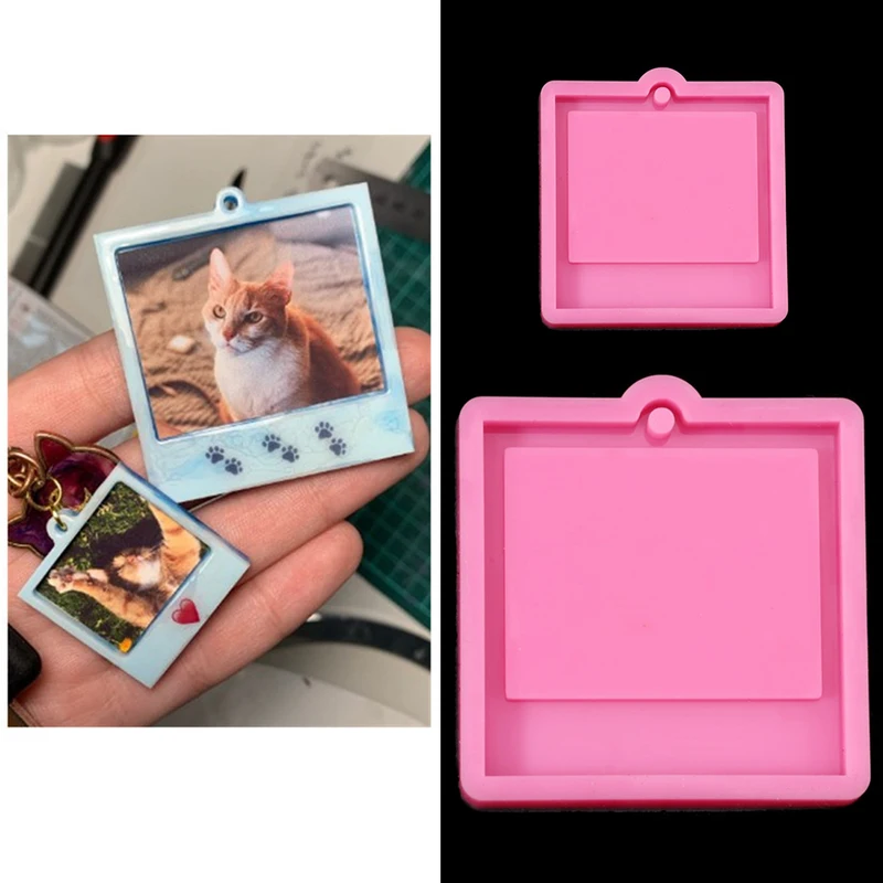 Photo Frame Epoxy Resin Keycha - огляд і ціна Soap Making Gloves