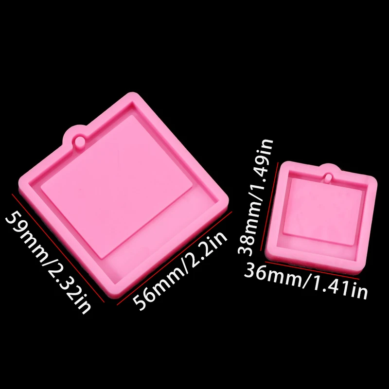 Photo Frame Epoxy Resin Keycha - огляд і ціна Soap Making Gloves