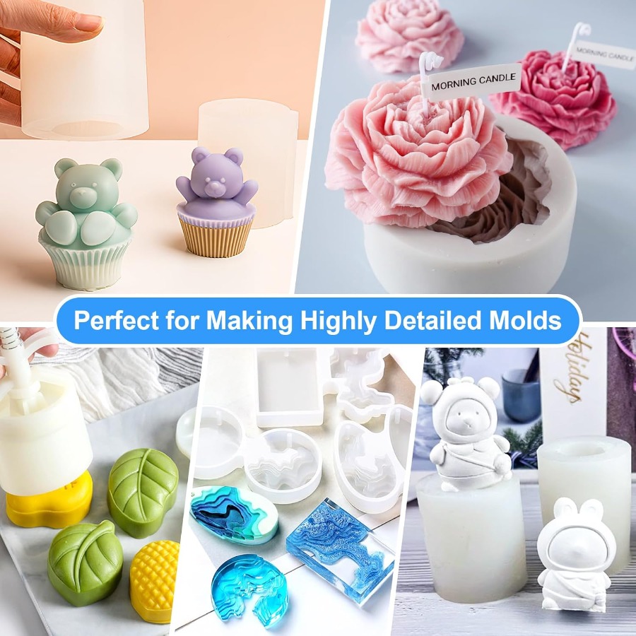 Silicone Mold Making Kit, 38.8 - огляд і ціна Soap Making Gloves