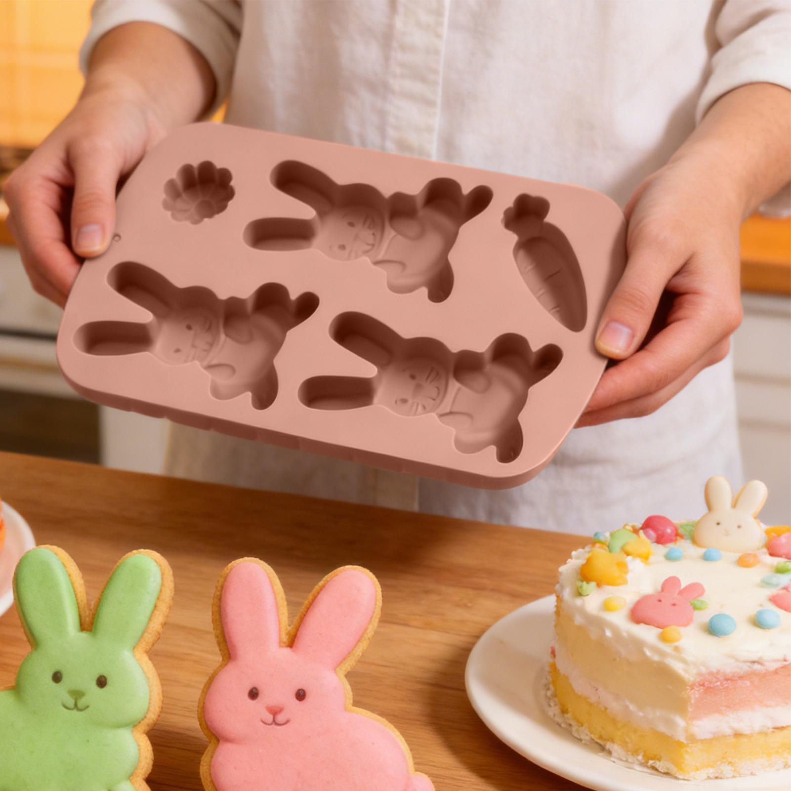 Easter Bunny Baking Mold Non S - огляд і ціна Soap Making Gloves
